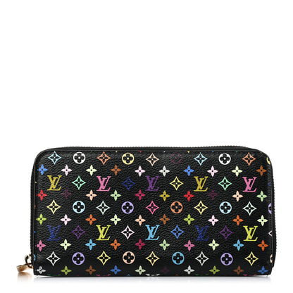 Louis Vuitton Monogram Multicolor Zippy Wallet Black 1 of 6