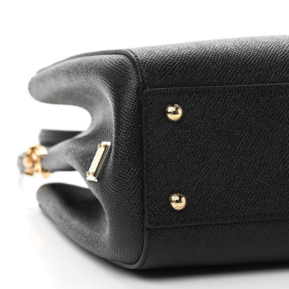 Dolce & Gabbana Dauphine Miss Sicily Shopper Tote Black 8 of 9