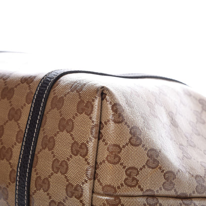 Gucci Crystal Monogram Medium Joy Tote Beige Ebony Testa di Moro 9 of 11