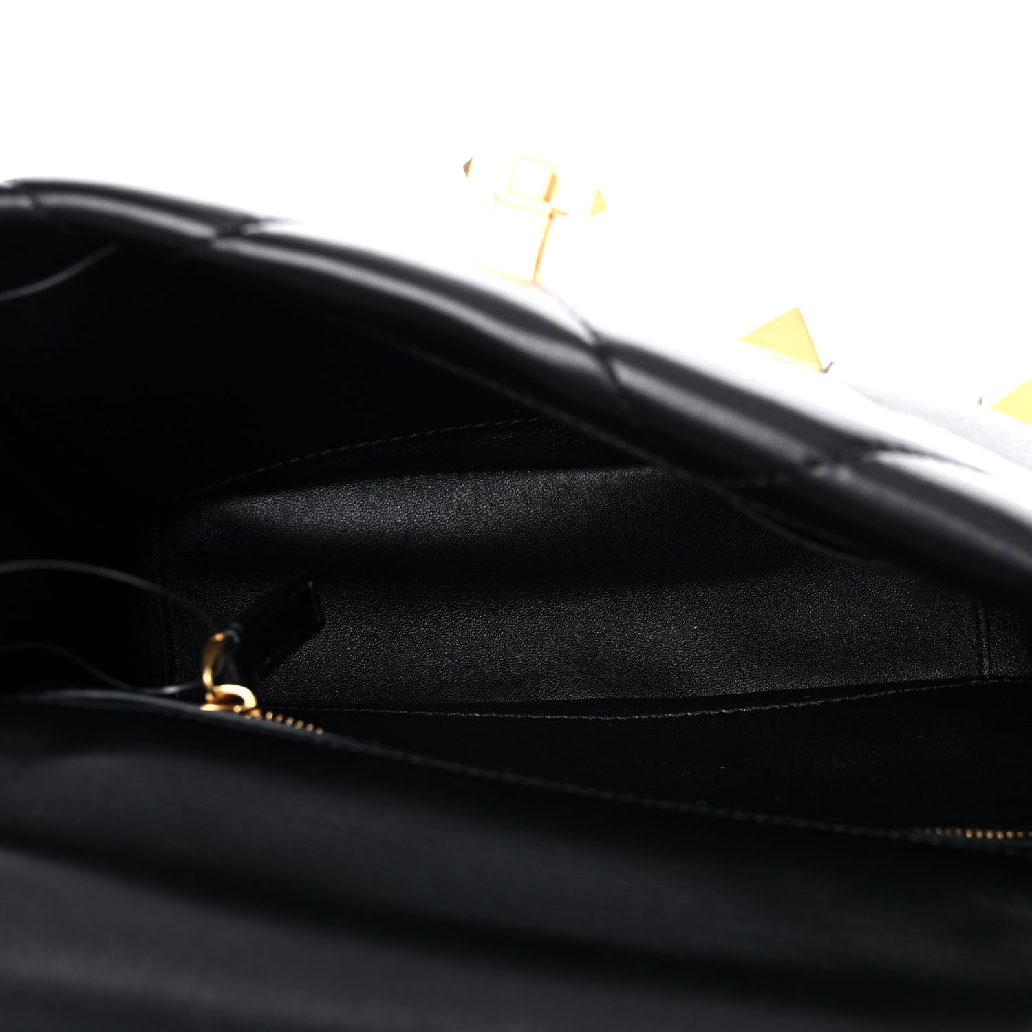 Valentino Garavani Nappa Medium Roman Stud Shoulder Bag Black 9 of 11