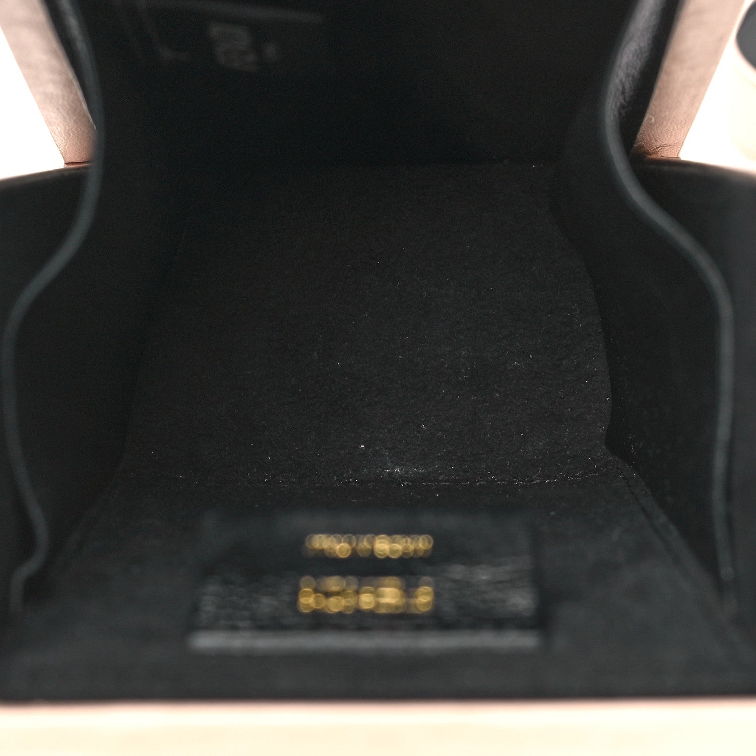 Fendi Vitello Fluffy Logo Vertical Box Rosa Quarzo Black 6 of 15