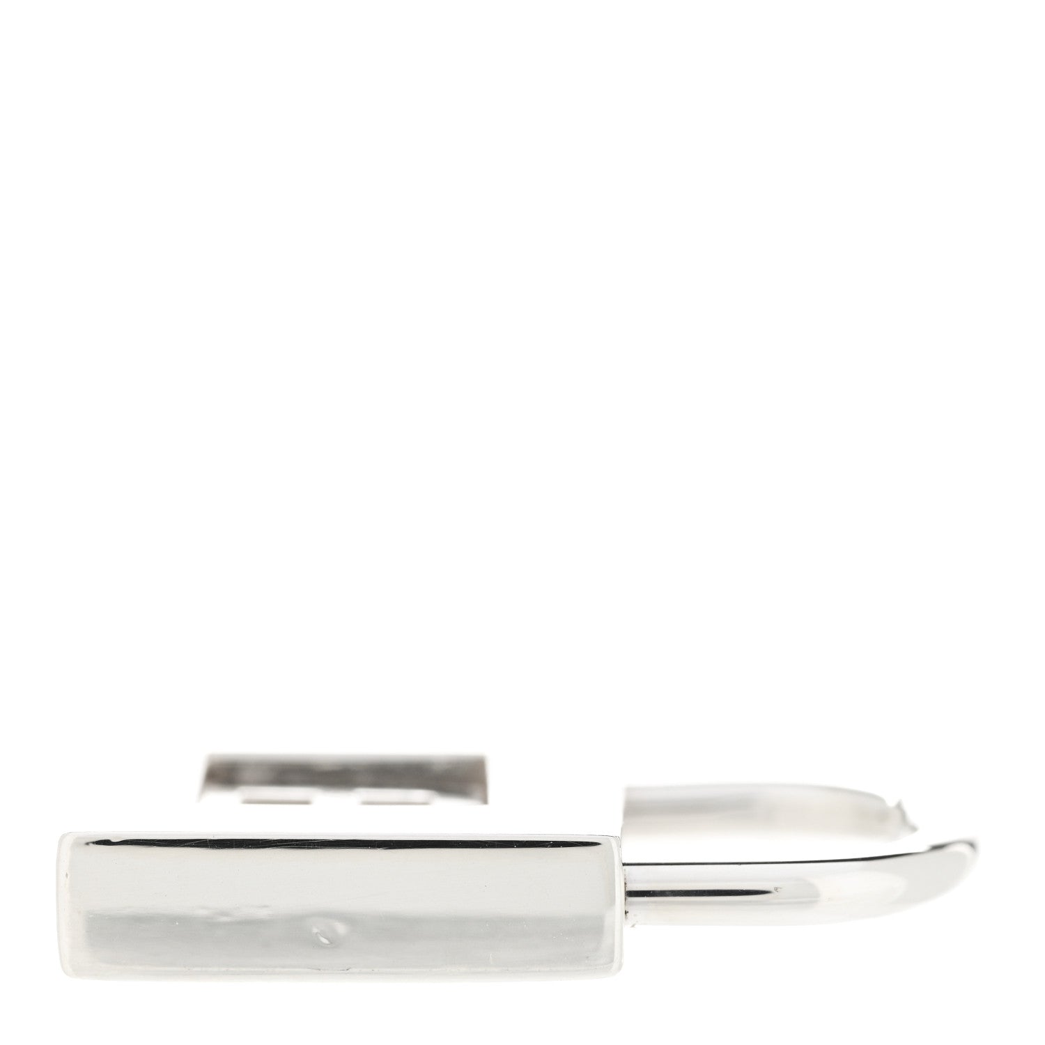 Tiffany Sterling Silver Letter E Lock Charm Pendant 4 of 5