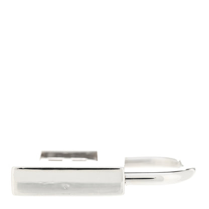 Tiffany Sterling Silver Letter E Lock Charm Pendant 4 of 5