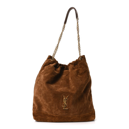 Saint Laurent Suede Monogram Large Jamie Pochon Caramel Cognac 1 of 11