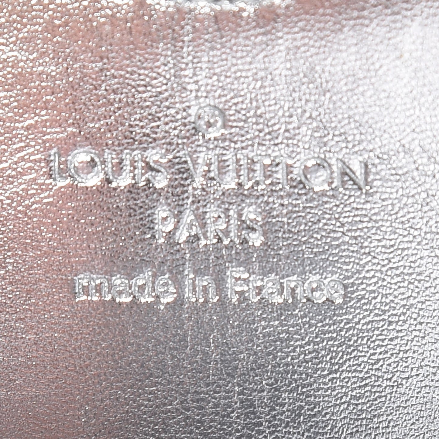 Monogram Miroir Heart Coin Purse Silver