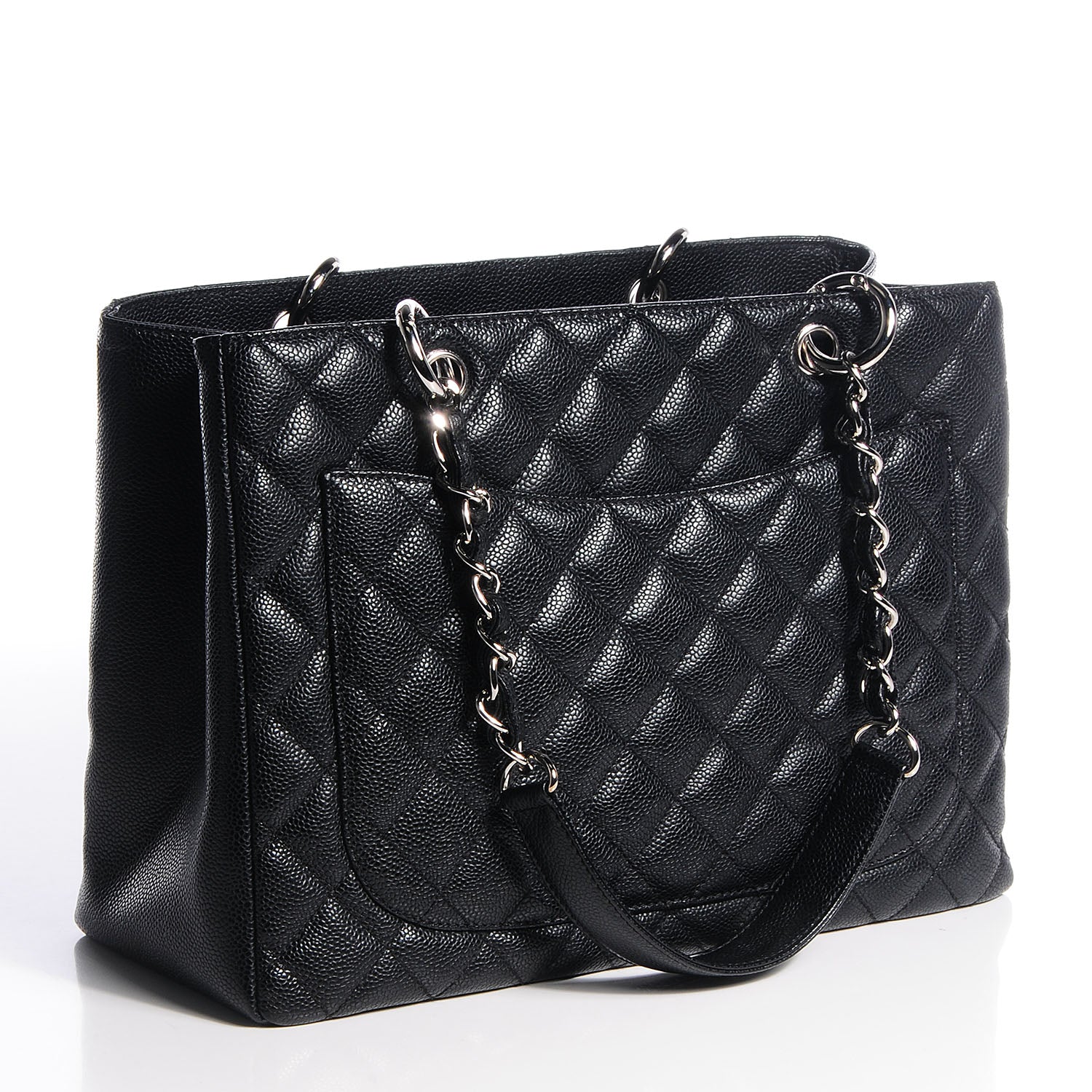 Chanel Caviar Grand Shopping Tote GST Black 3 of 8
