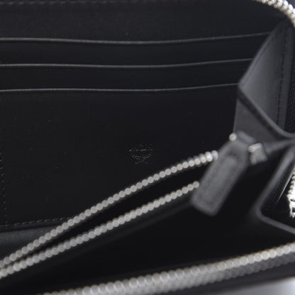 MCM Visetos Large Zip Around Wallet Black 6 of 8