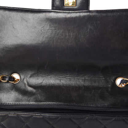 Chanel Lambskin Quilted Jumbo Single Flap Black 6 of 18