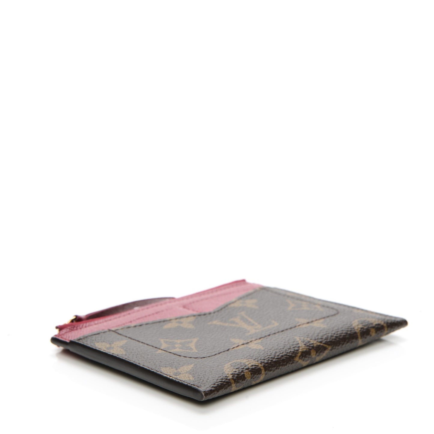 Monogram Zipped Card Holder