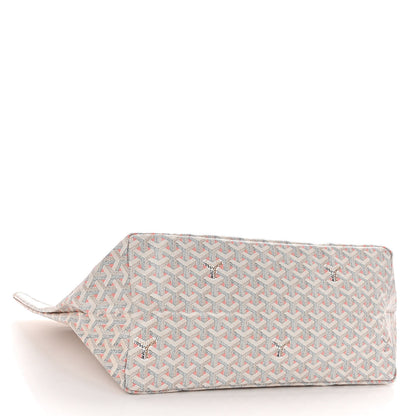 Goyard Goyardine Saint Louis Claire Voie GM White Pink 4 of 9