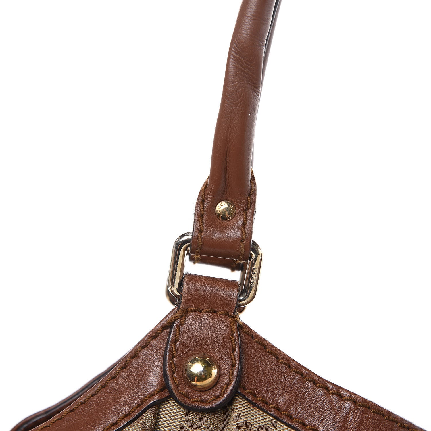 Gucci Monogram Large Sukey Tote Brown 14 of 24
