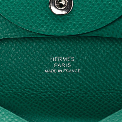 Hermes Epsom Bastia Coin Purse Vert Jade 6 of 10