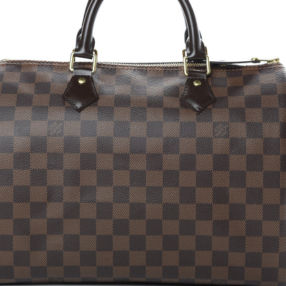 Louis Vuitton Damier Ebene Speedy 30 9 of 16