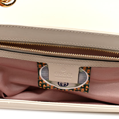 Gucci Vitello Palmellato Lux Crystal Medium Rajah Shoulder Bag Mystic White Multicolor 6 of 11