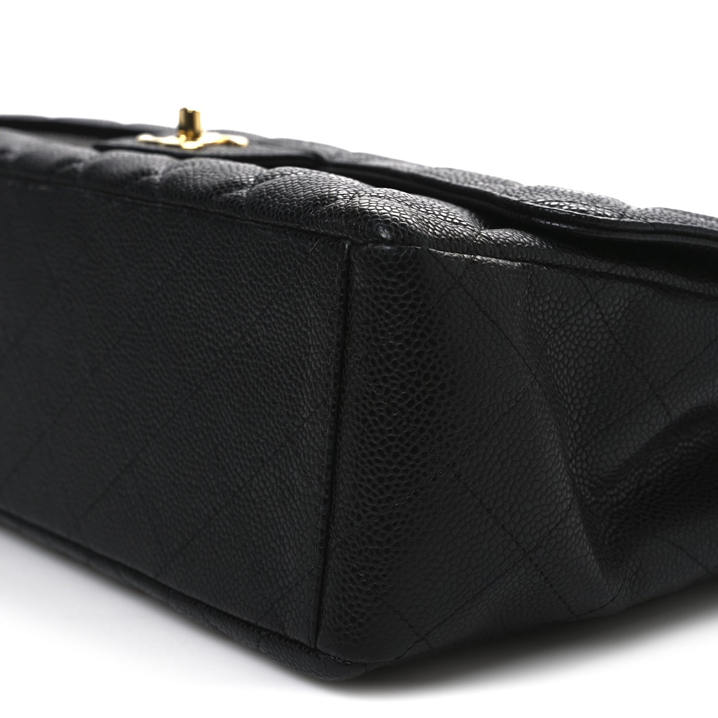 Caviar Maxi Single Flap Black