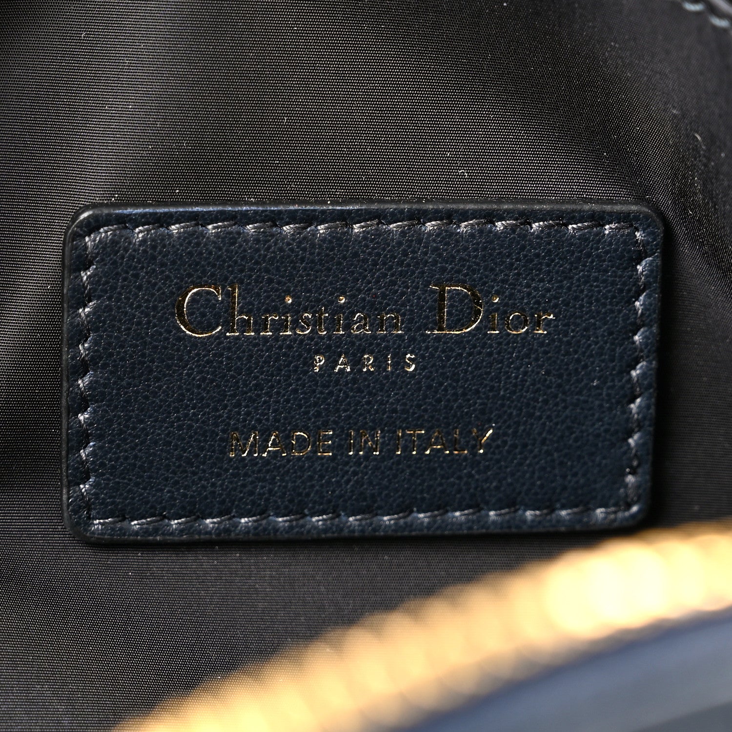 Christian Dior Oblique 30 Montaigne Cosmetic Pouch Blue 6 of 7