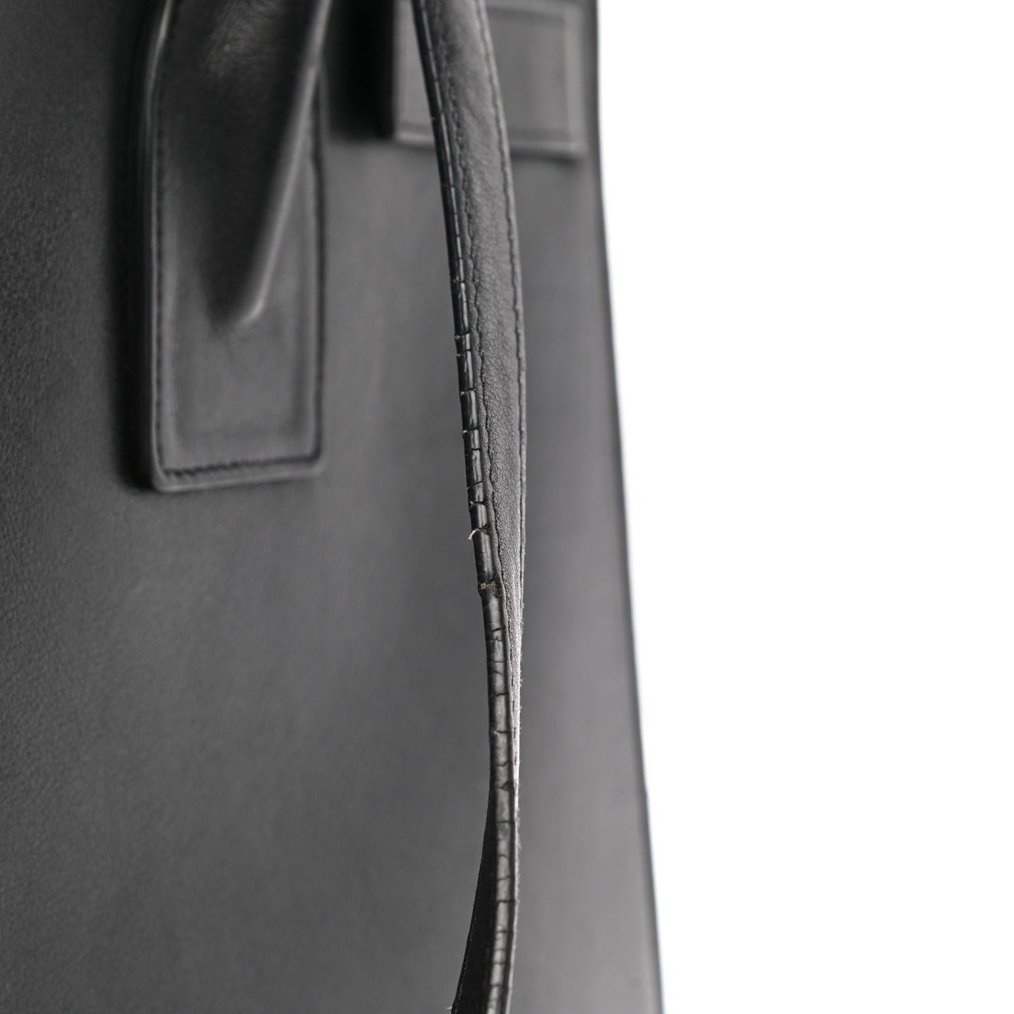 Calfskin Small Sac De Jour Black