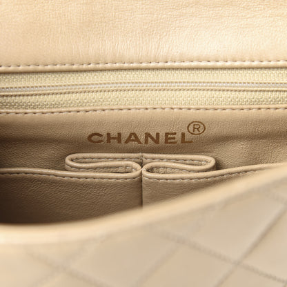 Chanel Lambskin Quilted Mini Square Flap Beige 6 of 12