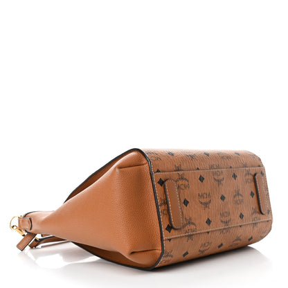 MCM Visetos Medium Luisa Hobo Cognac 3 of 4