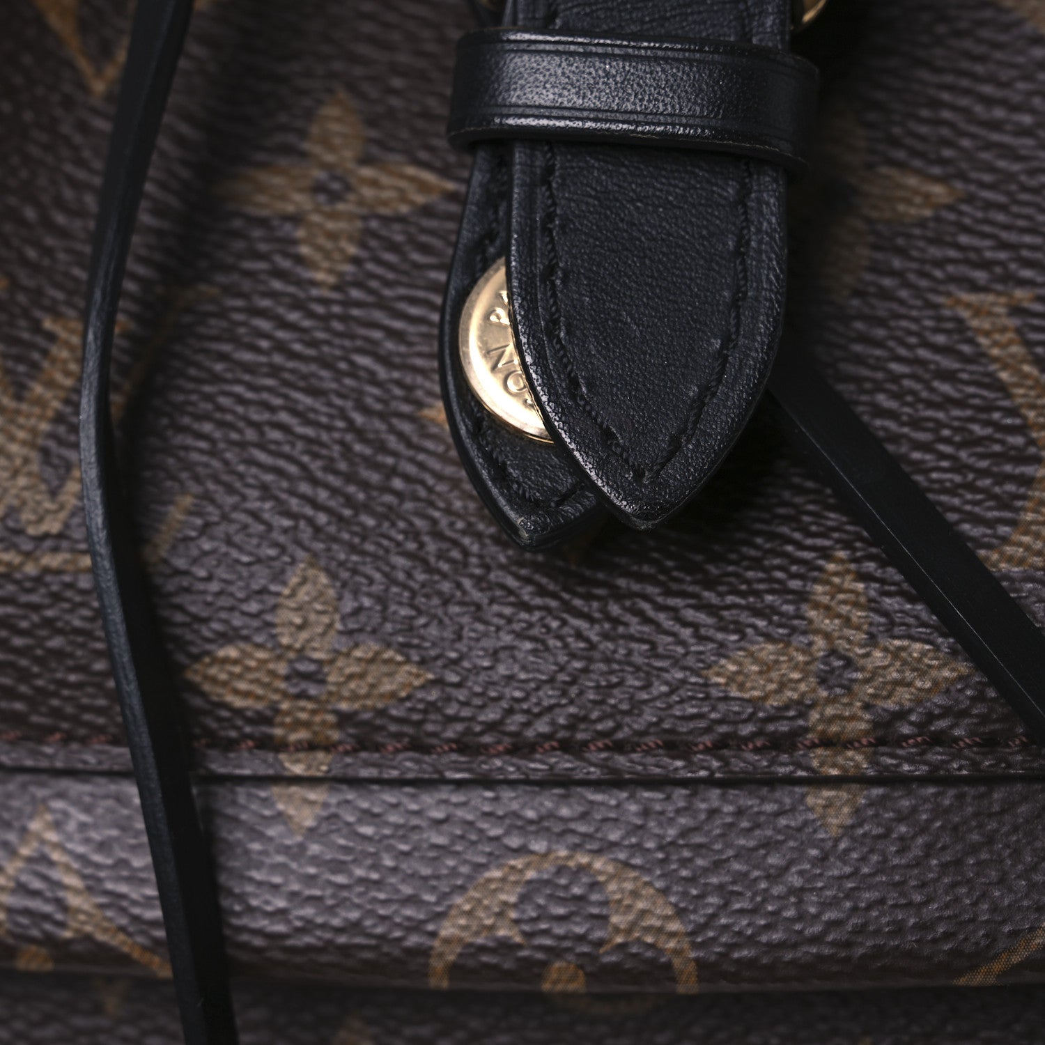 Louis Vuitton Monogram Montsouris PM Black 12 of 14