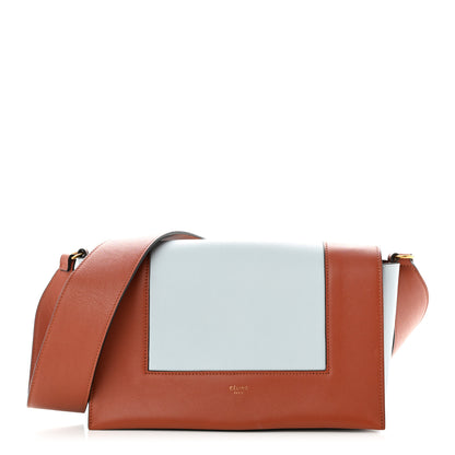 Celine Shiny Smooth Calfskin Medium Frame Shoulder Bag Maple Frost 1 of 11