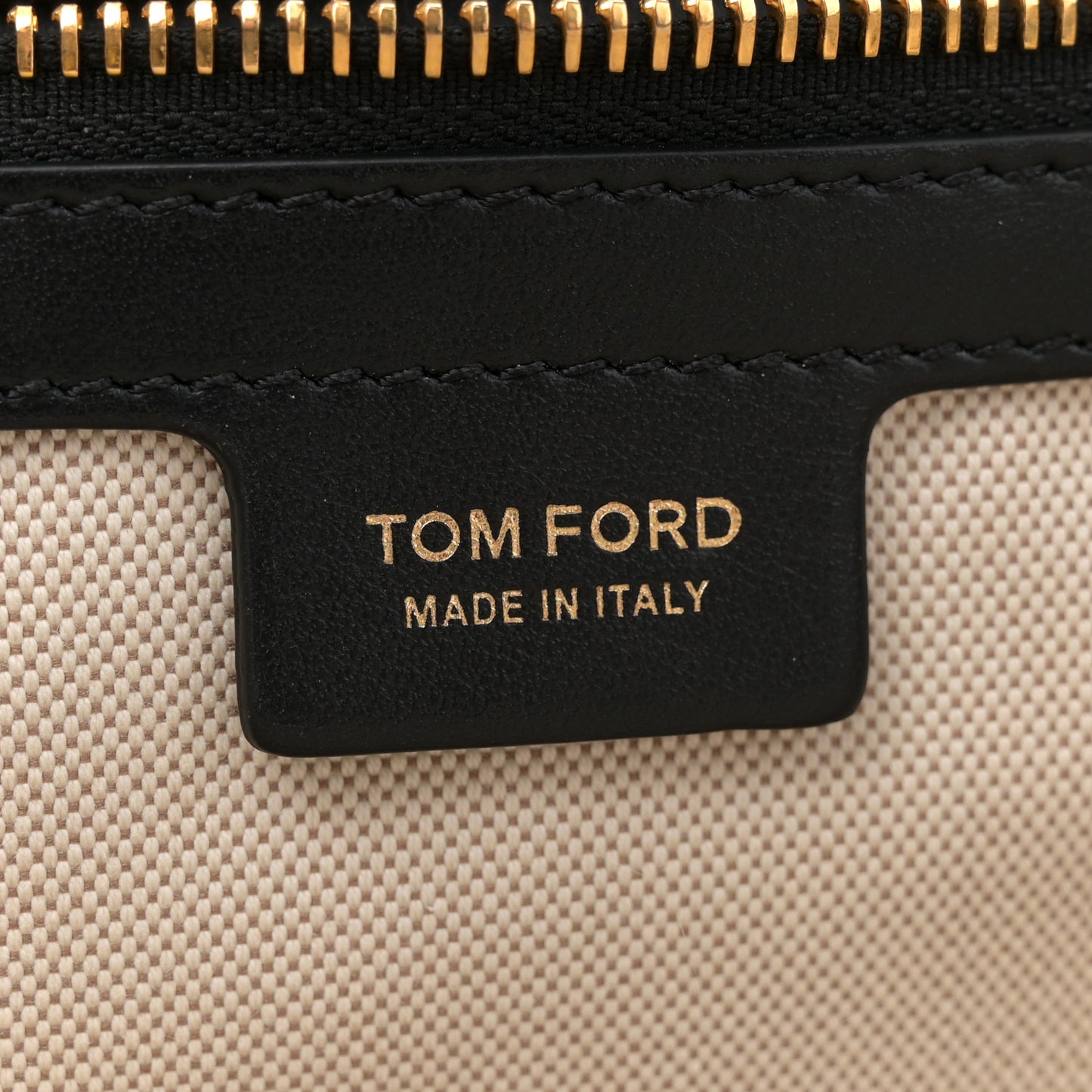 Grained Calfskin Buckle Tote Black