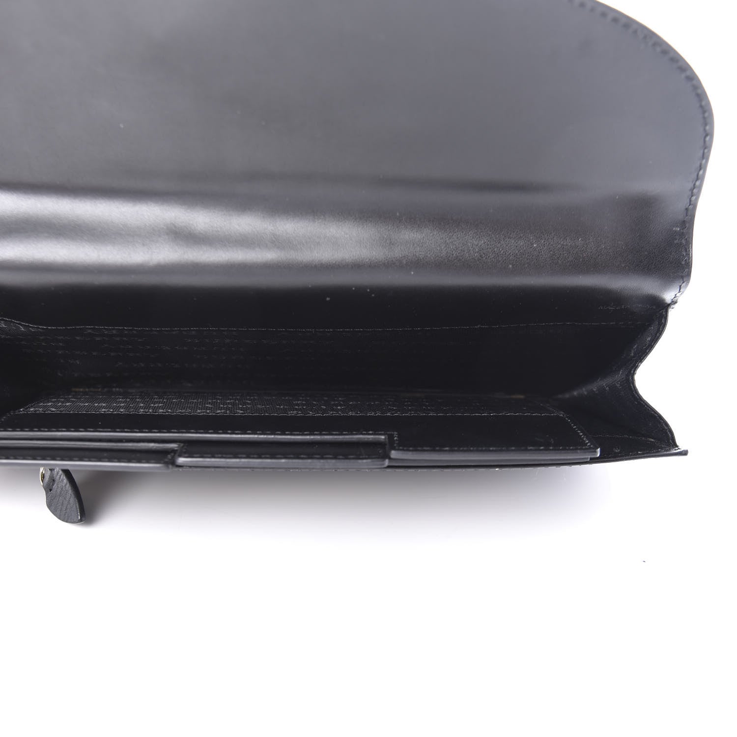 Burberry Grain Calfskin Continental Travel Wallet Black 5 of 9