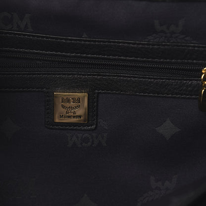 MCM Visetos Studded Medium Stark M Backpack Black 5 of 11