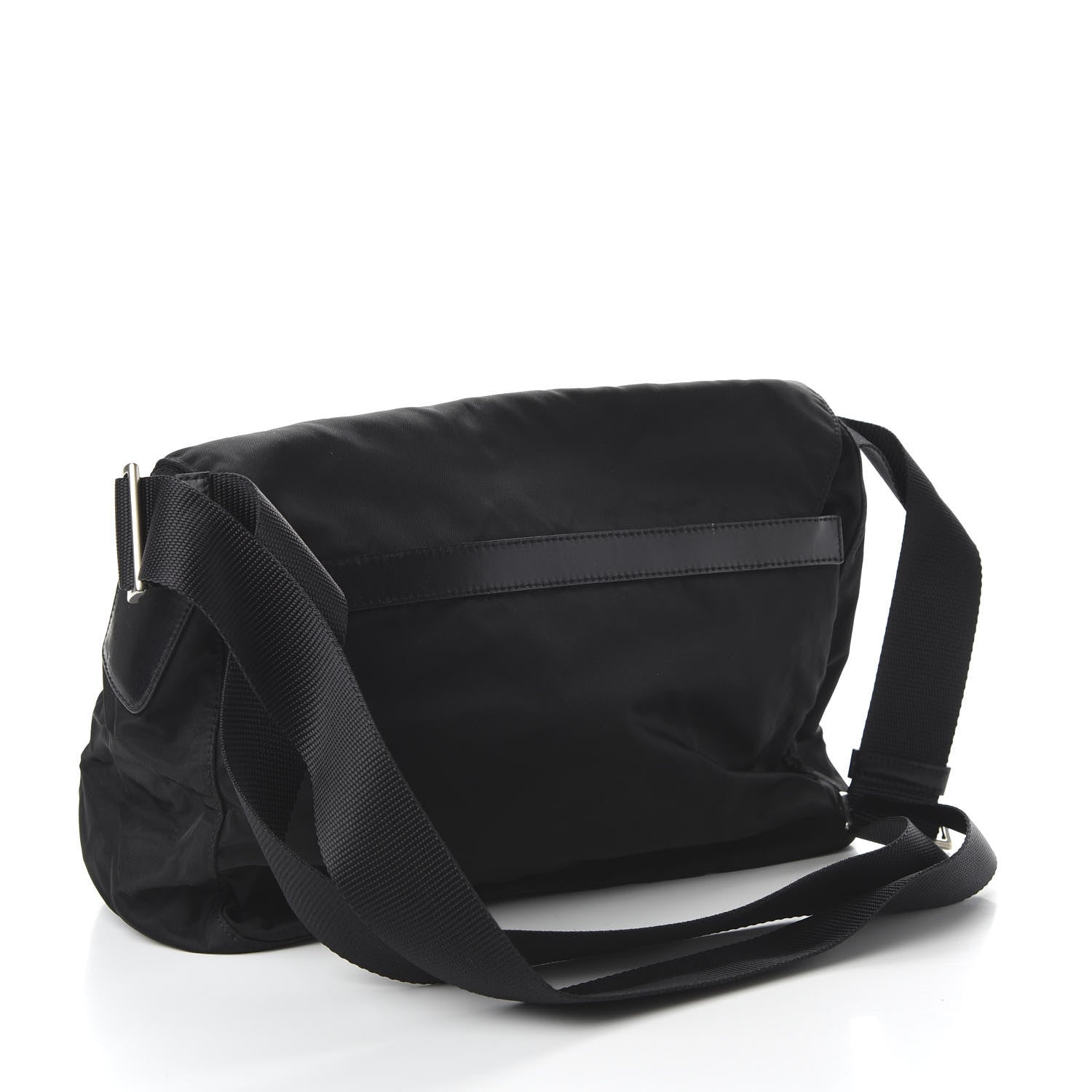 Prada Nylon Vela Messenger Bag Black 3 of 9