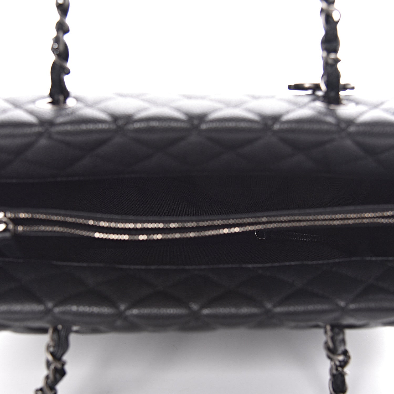 Chanel Caviar Quilted City Shopping Tote Black 5 of 10