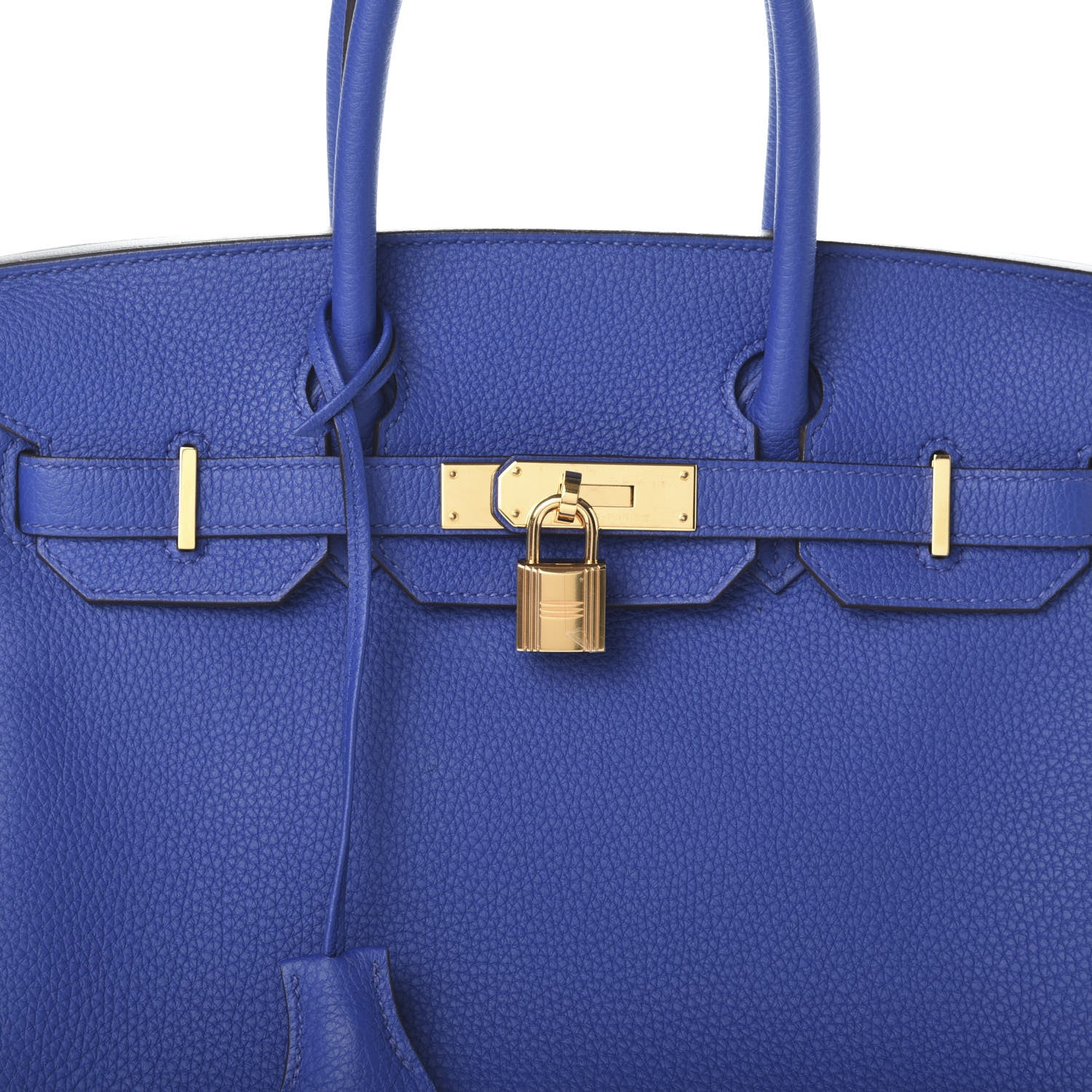 Hermes Togo Birkin 30 Bleu Electrique 9 of 9