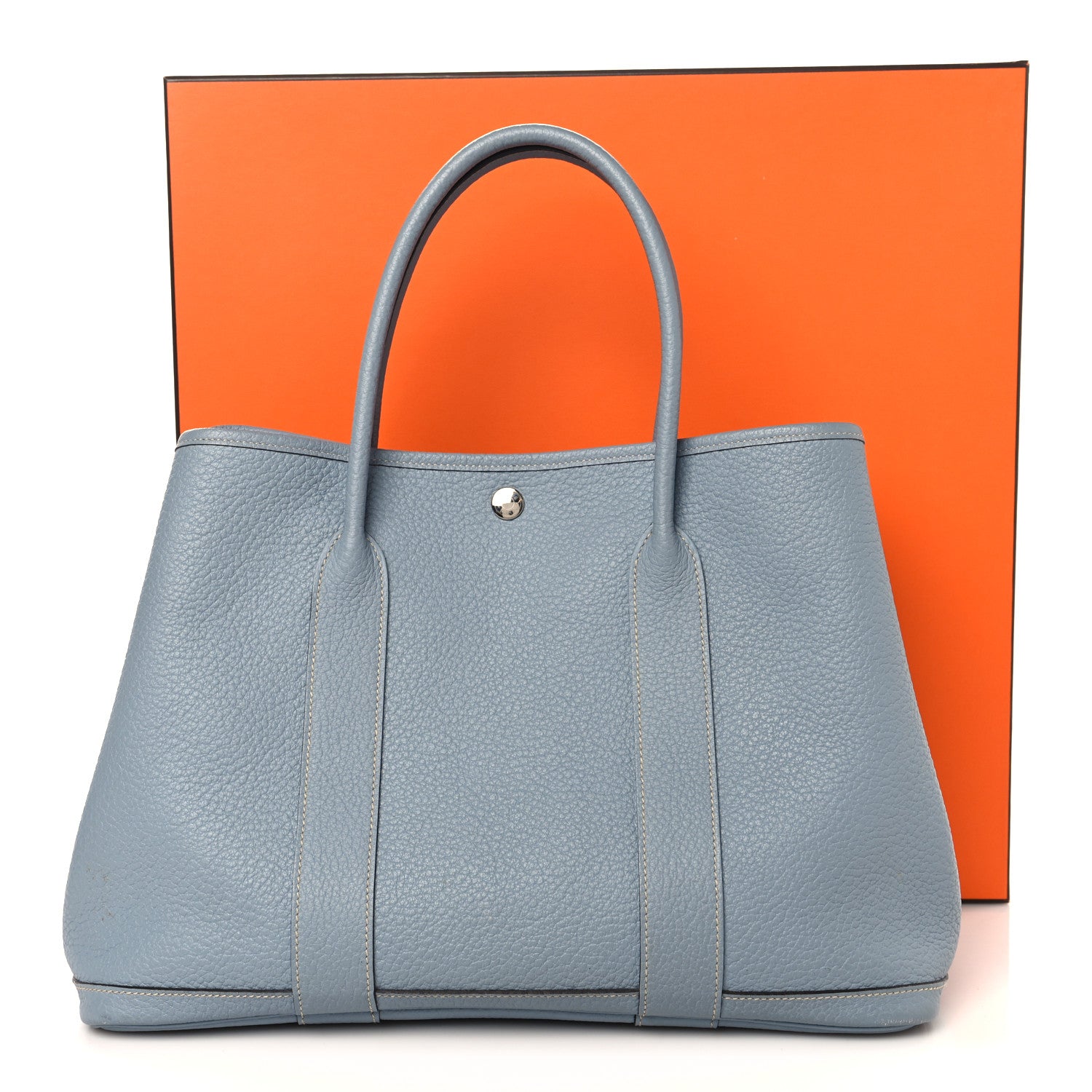 Hermes Buffle Sindhu Garden Party 36 MM Ciel 9 of 9