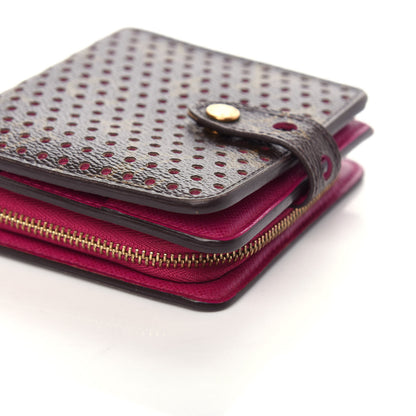 Louis Vuitton Monogram Perforated Compact Zipped Wallet Fuchsia 8 of 8