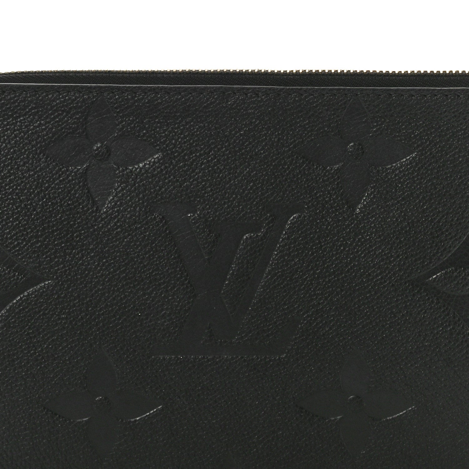 Louis Vuitton Empreinte Monogram Giant Neverfull MM Pochette Black 7 of 8