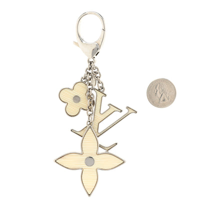 Louis Vuitton Fleur d Epi Bag Charm Ivory 2 of 4