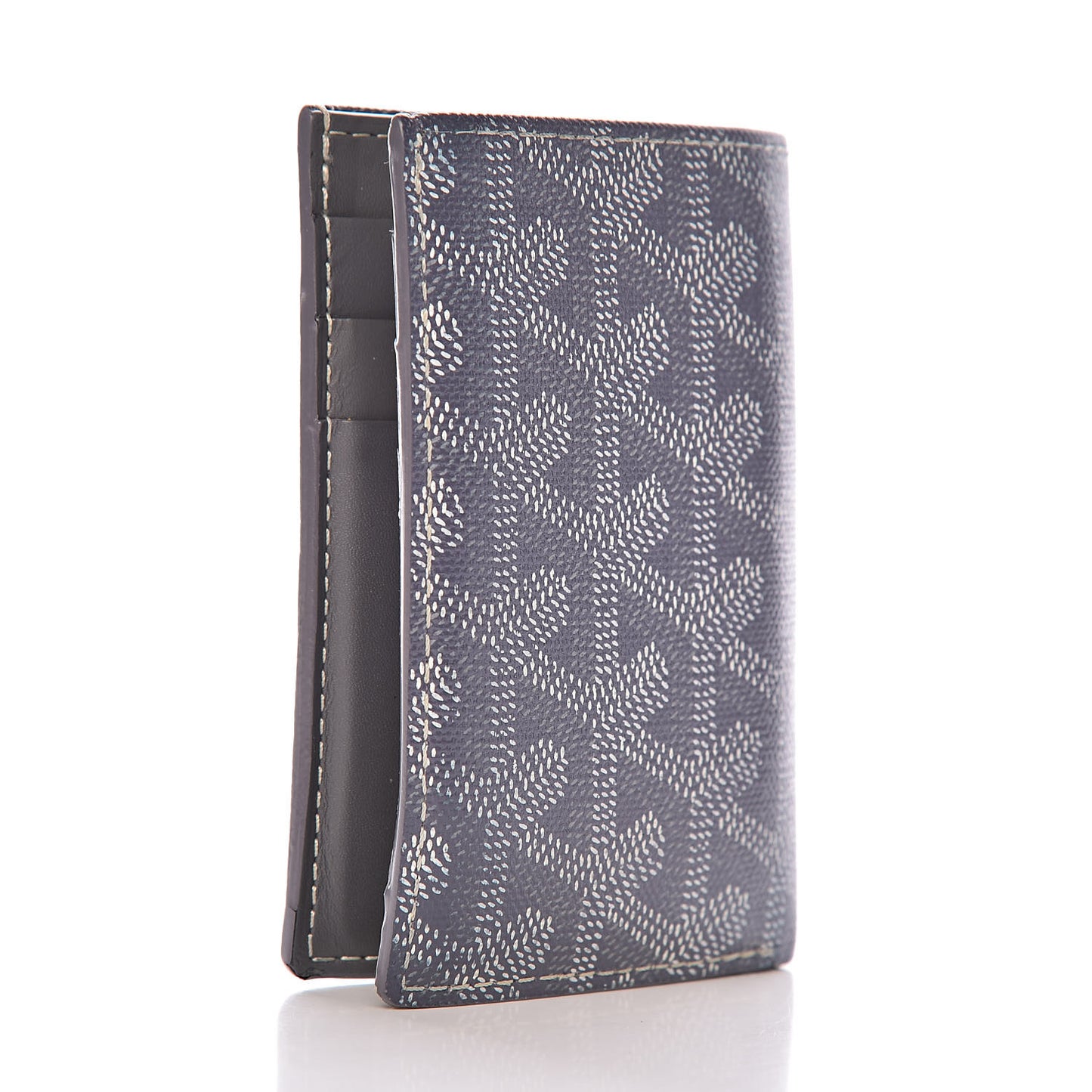 Goyardine Saint Pierre Card Holder Grey