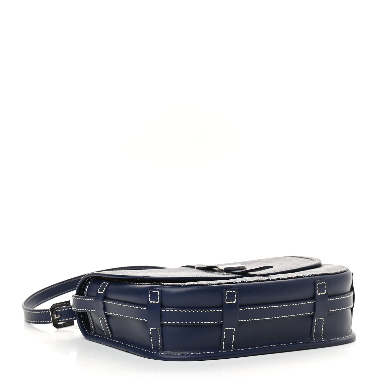 Goyard Goyardine Belvedere II PM Messenger Bag Navy 3 of 7