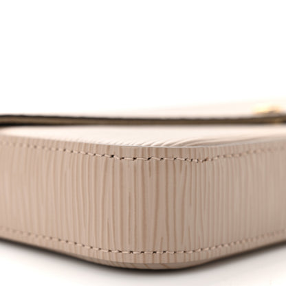 Louis Vuitton Epi Felicie Pochette Chain Wallet Galet 9 of 10