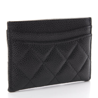 Chanel Caviar Quilted Card Holder Black 2 of 6