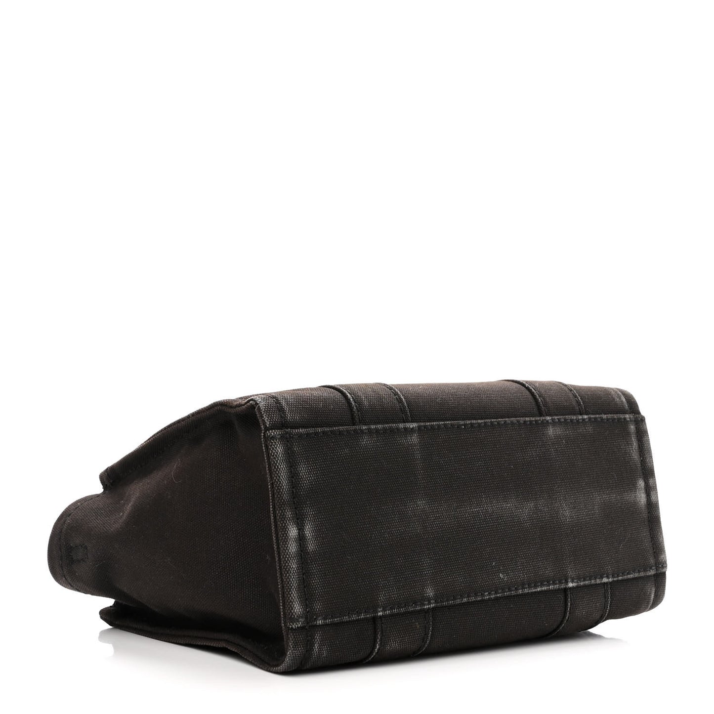 Cotton Canvas Mini The Traveler Tote Bag Black