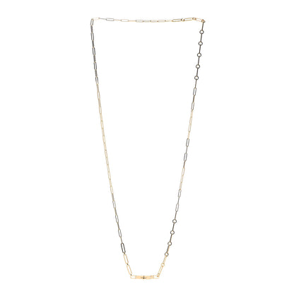 Hermes 18K Yellow Gold Diamond PM Kelly Chaine Double Tour Necklace 3 of 6