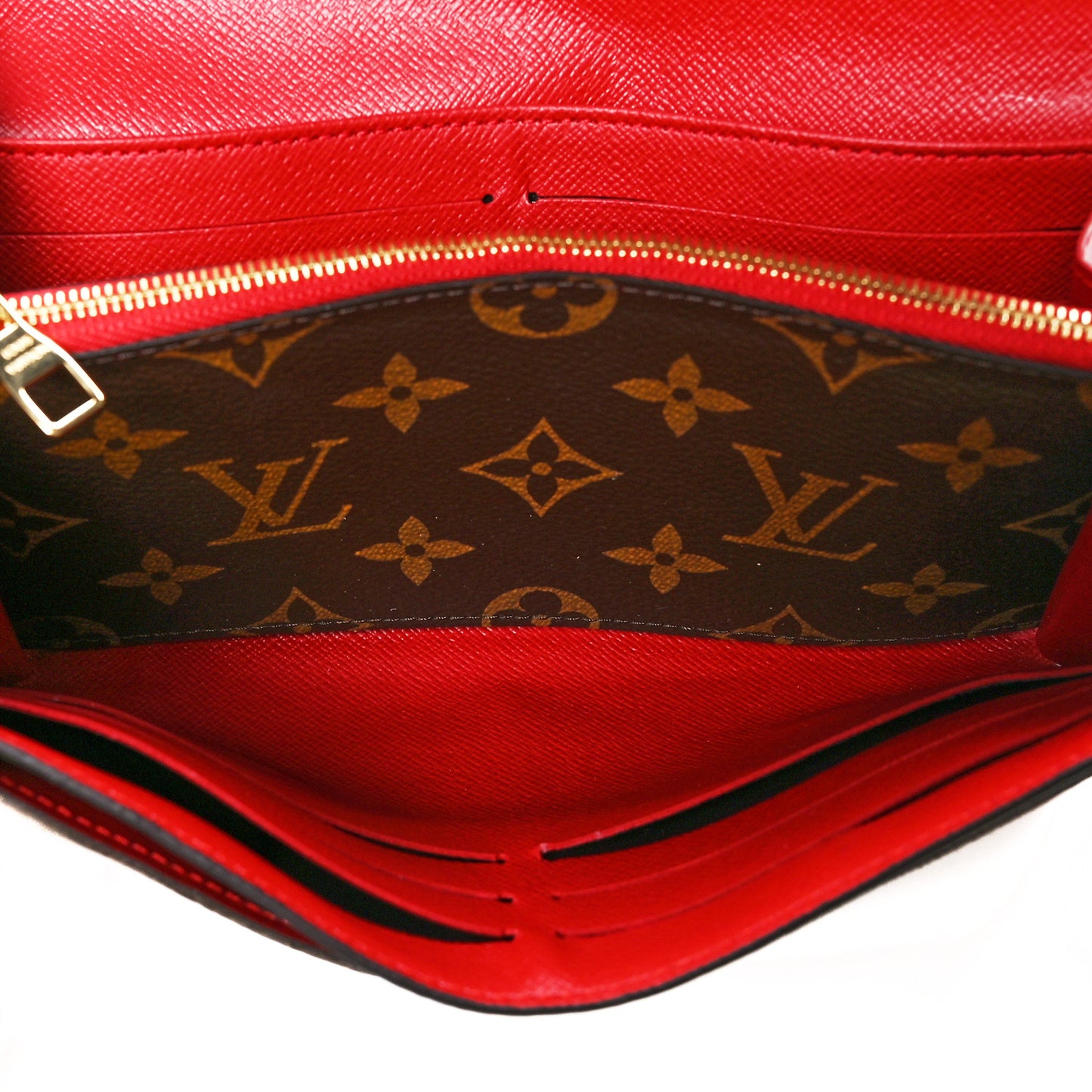 Monogram Sarah Retiro Wallet Cherry