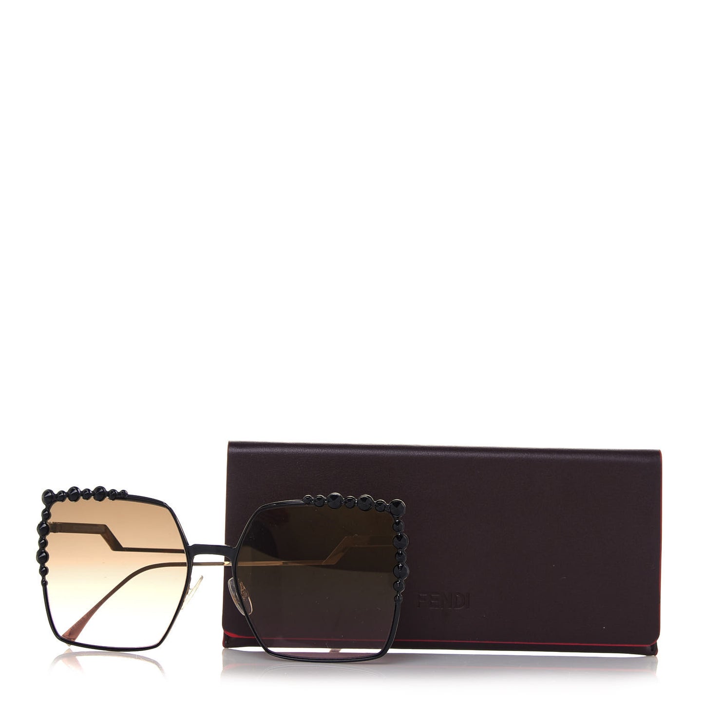 Square Dots Sunglasses FF 0259/S Black
