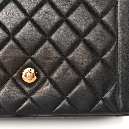 Chanel Lambskin Quilted Medium Single Flap Black 19 of 37