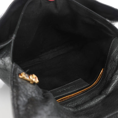 Balenciaga Agneau Giant 12 Gold Hardware Envelope Strap Clutch Gris Fossile 5 of 7