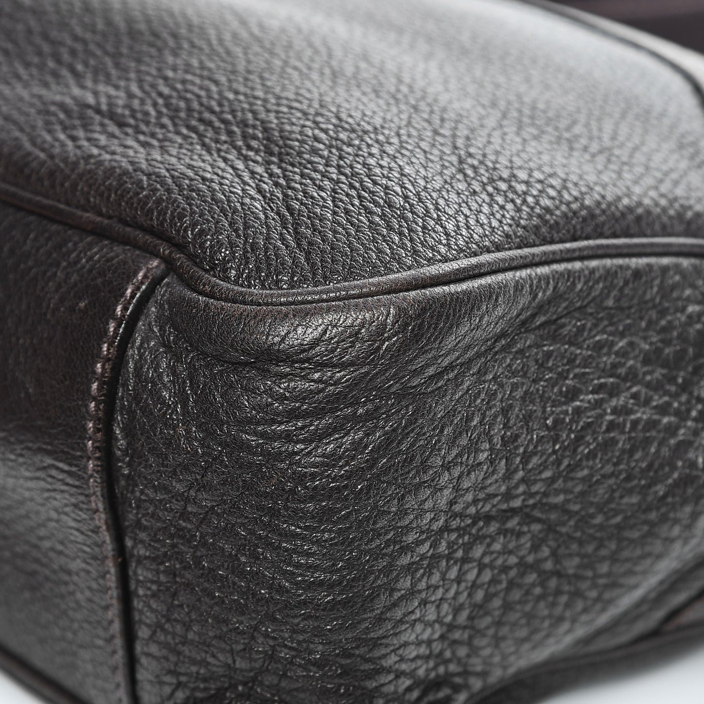 Cervo Deerskin Crossbody Dark Brown