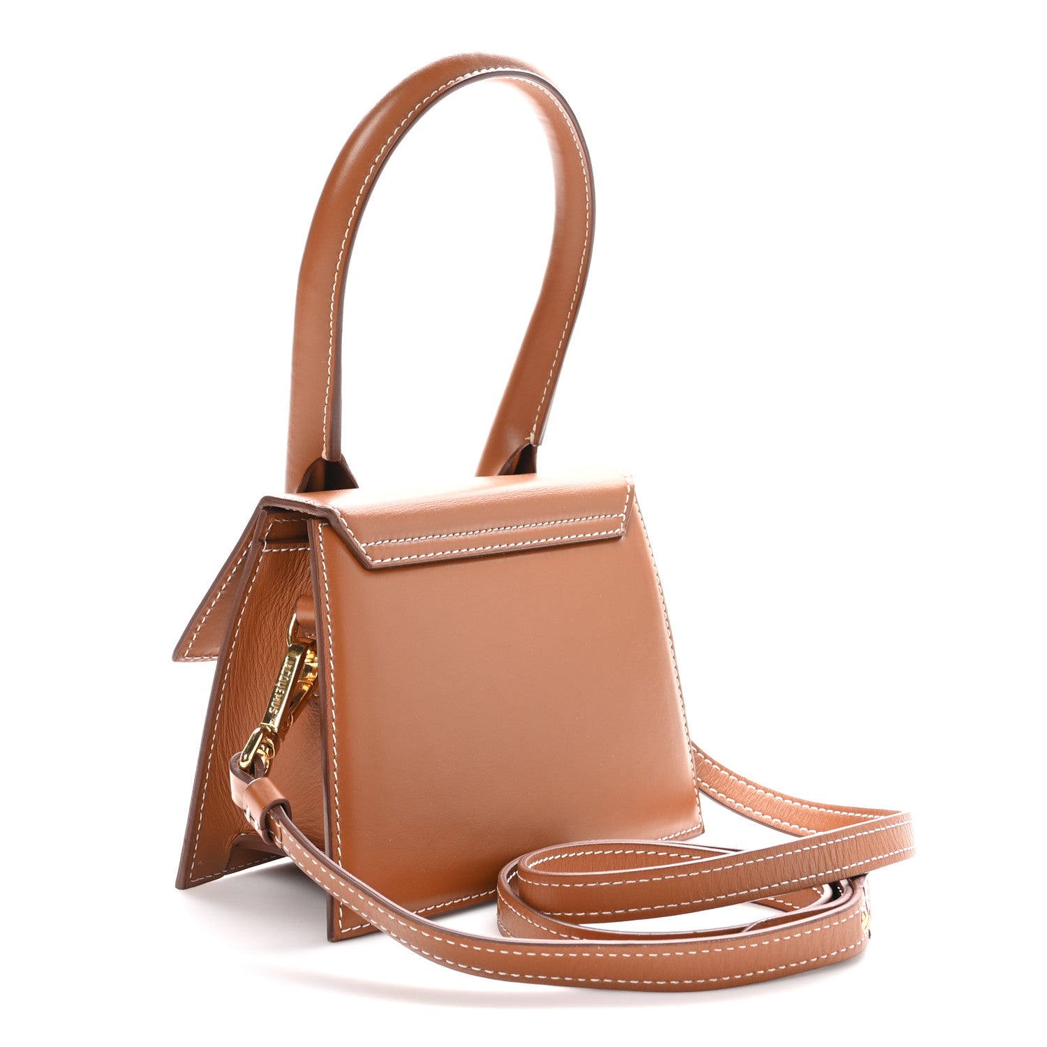 Jacquemus Smooth Calfskin Le Chiquito Moyen Light Brown 3 of 9