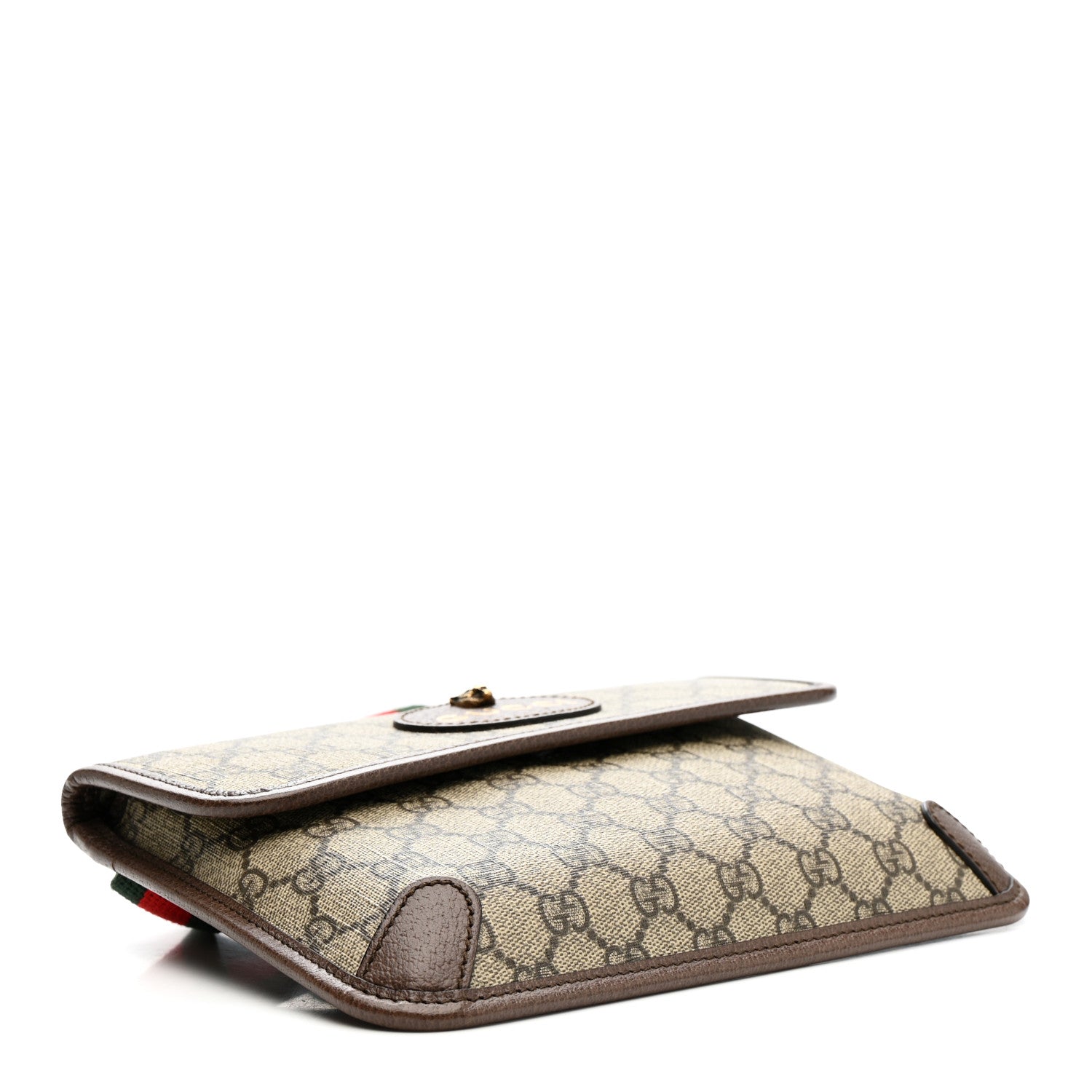 Gucci GG Supreme Monogram Neo Vintage Web Belt Bag Brown 4 of 11