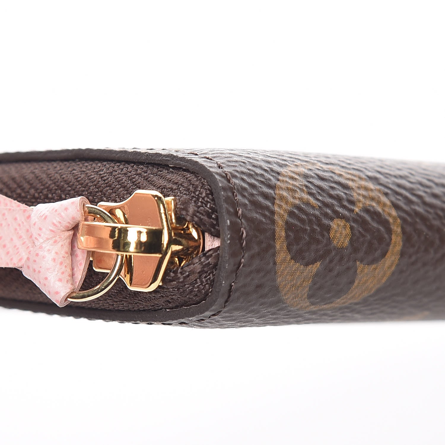 Louis Vuitton Monogram Clemence Wallet Rose Ballerine 6 of 9