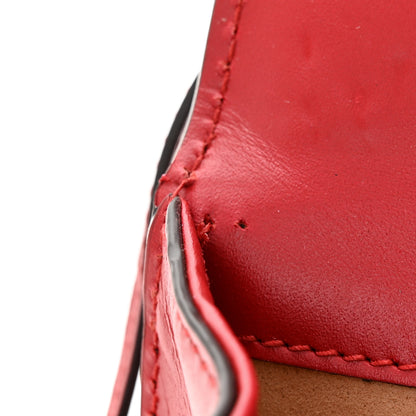 Gucci Guccissima Small Padlock Shoulder Bag Hibiscus Red 13 of 15